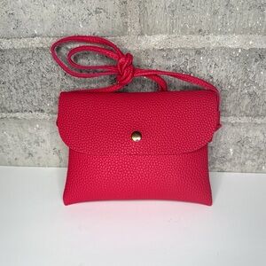 Pebbled Crossbody Pouch Mini Bag Phone Wallet Snap Flap Festival Purse